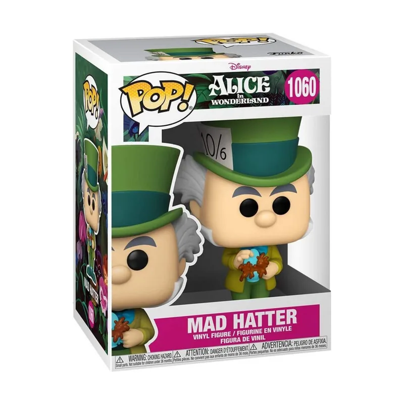 Funko Figura POP Disney Alicia en el Pais de las Maravillas Mad Hatter