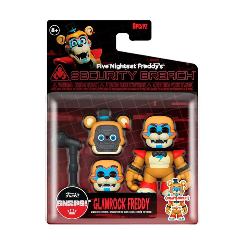Funko Figura Snaps! Five Night at Freddy Glamrock Freddy