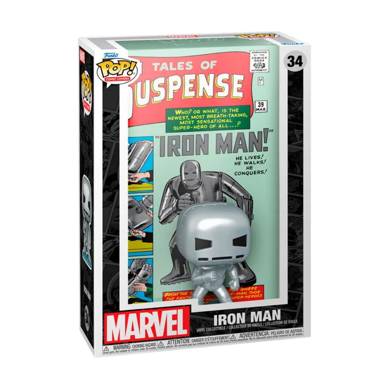 Funko Figura POP Comic Cover Marvel Tales of Suspense Iron Man