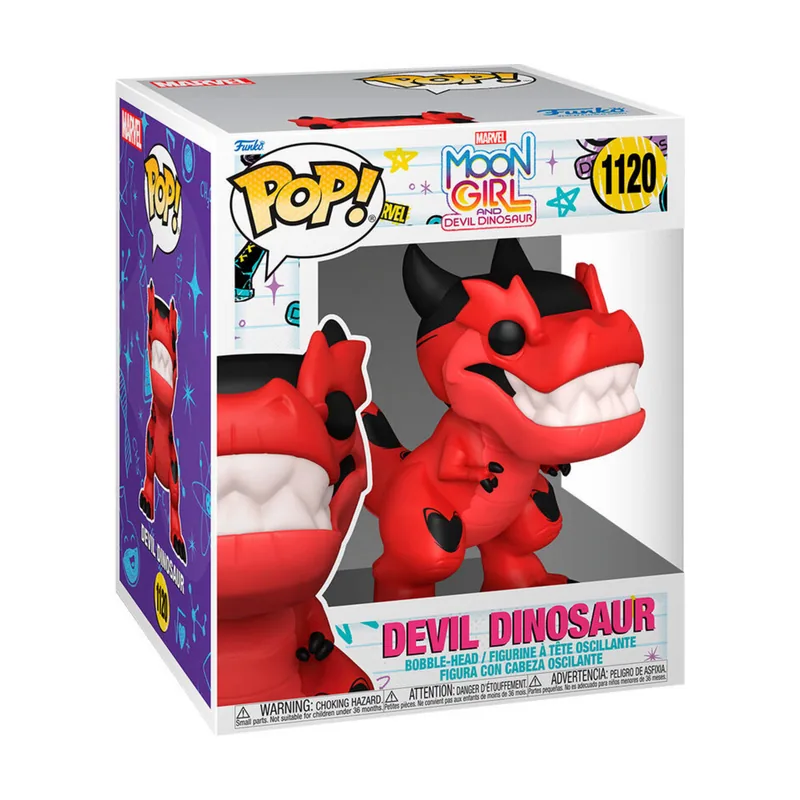 Funko Figura POP Marvel Moon Girld and Devil Dinosaur Devil Dinosaur