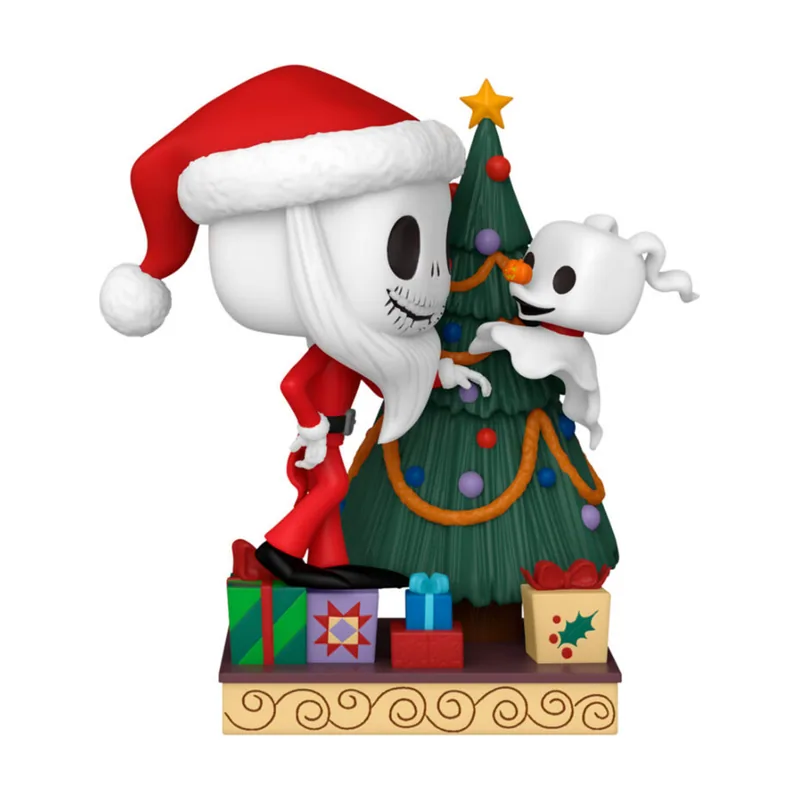 Funko Figura POP Deluxe Disney Pesadilla Antes de Navidad 30th Anniversary Jack Skellington and Zero