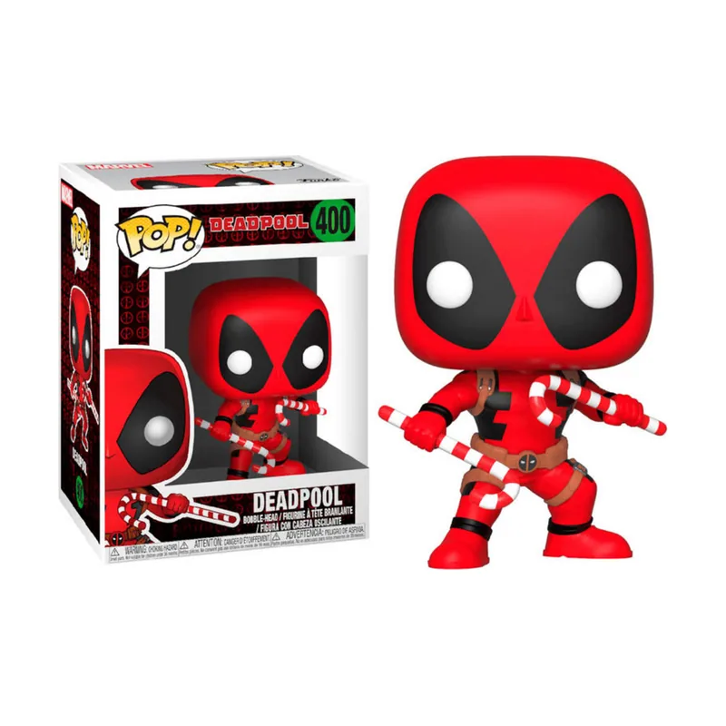Funko Figura POP Marvel Holiday Deadpool with Candy Canes