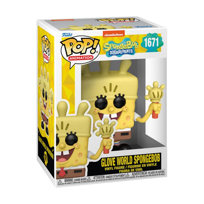 Funko Figura POP Bob Esponja Glove World Spongebob