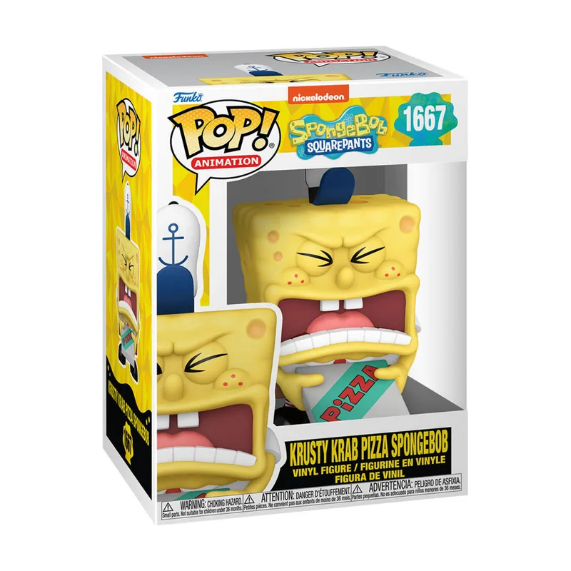 Funko Figura POP Bob Esponja Krusty Krab Pizza Spongebob
