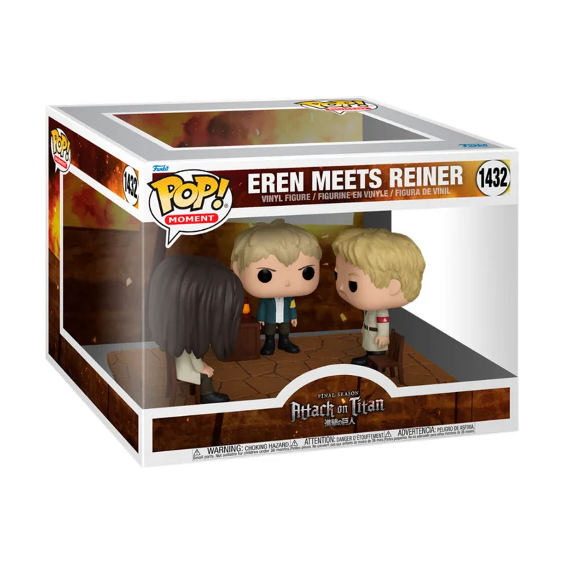 Funko Figura POP Moment Attack on Titan Eren Meets Reiner
