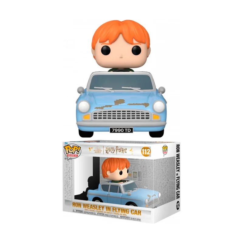 Funko Harry Potter POP Rides Ron Weasley In Flying Car
