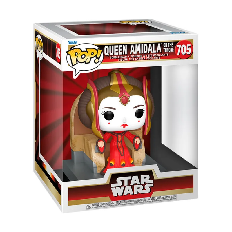 Funko Figura POP Deluxe Star Wars Queen Amidala on the Throne