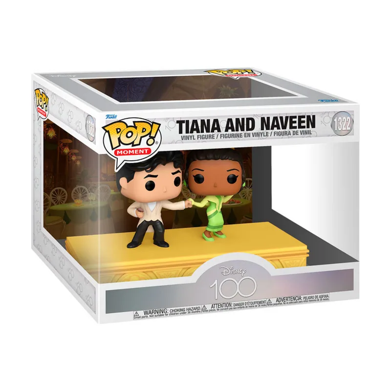Funko Figura POP Disney 100th Anniversary Tiana & Naveen