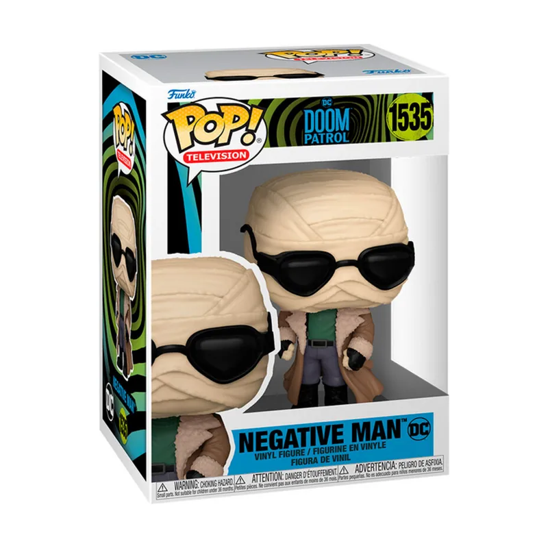 Funko Figura POP DC Comics Doom Patrol Negative Man