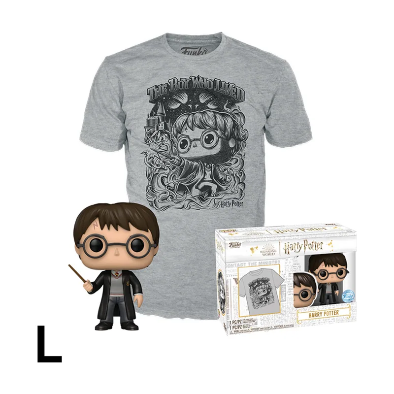 Funko Harry Potter Camiseta L & POP Harry Potter