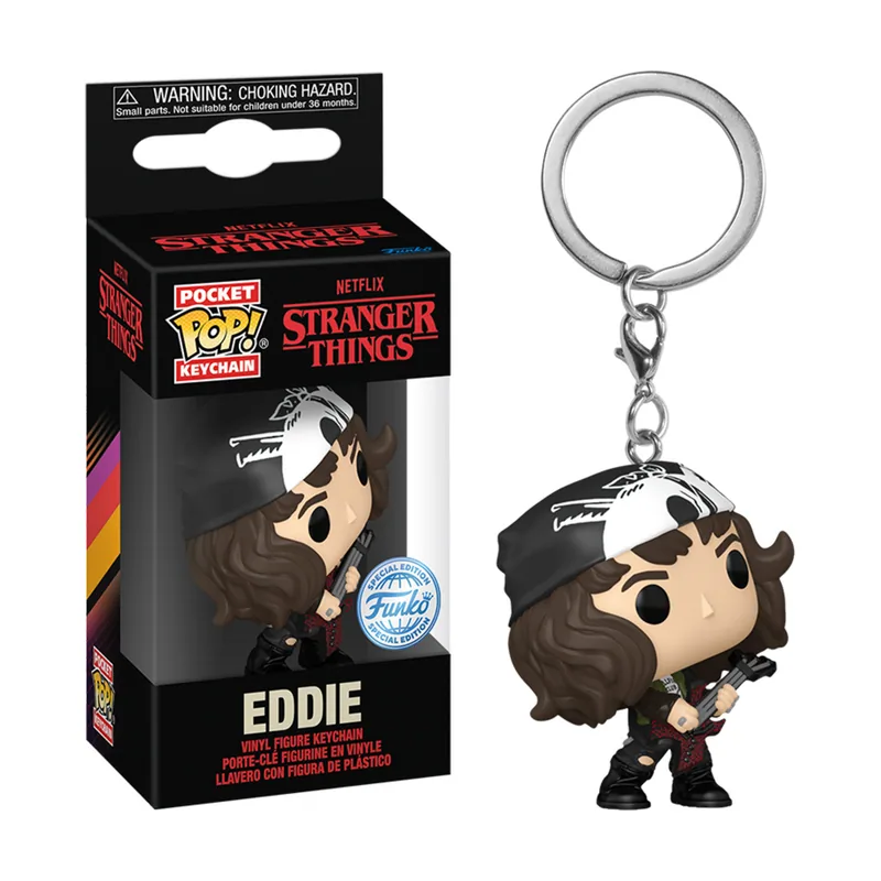 Funko Stranger Things POP Keychain Eddie T4