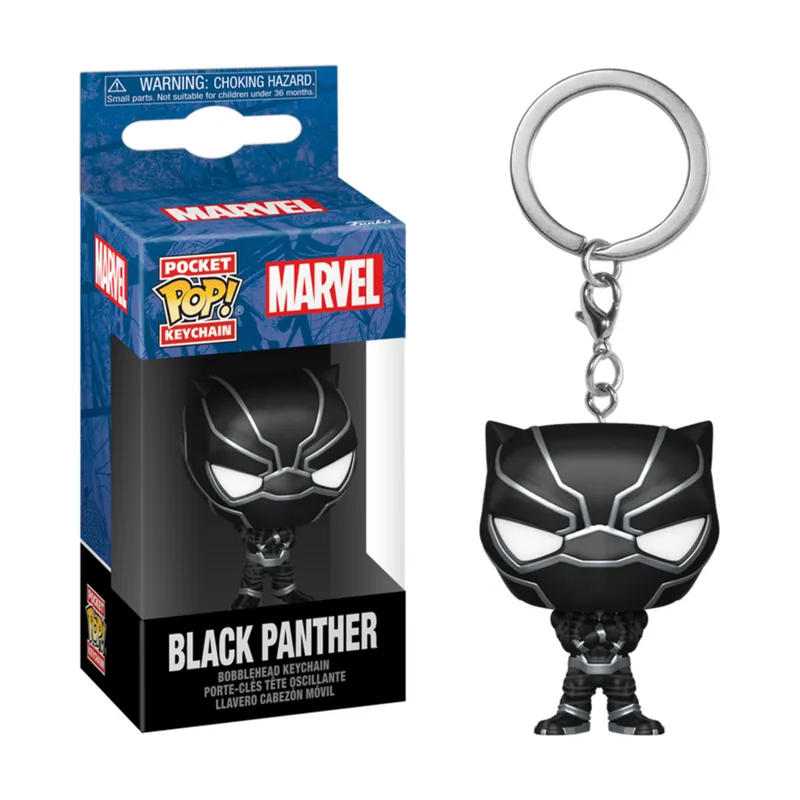Funko Marvel Clásicos POP Keychain Black Panther