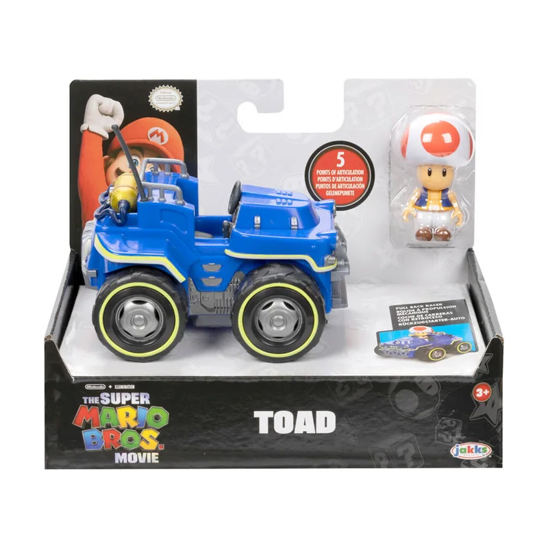 Jakks Pacific Figura Toad Kart La Pelicula Mario Kart 7cm