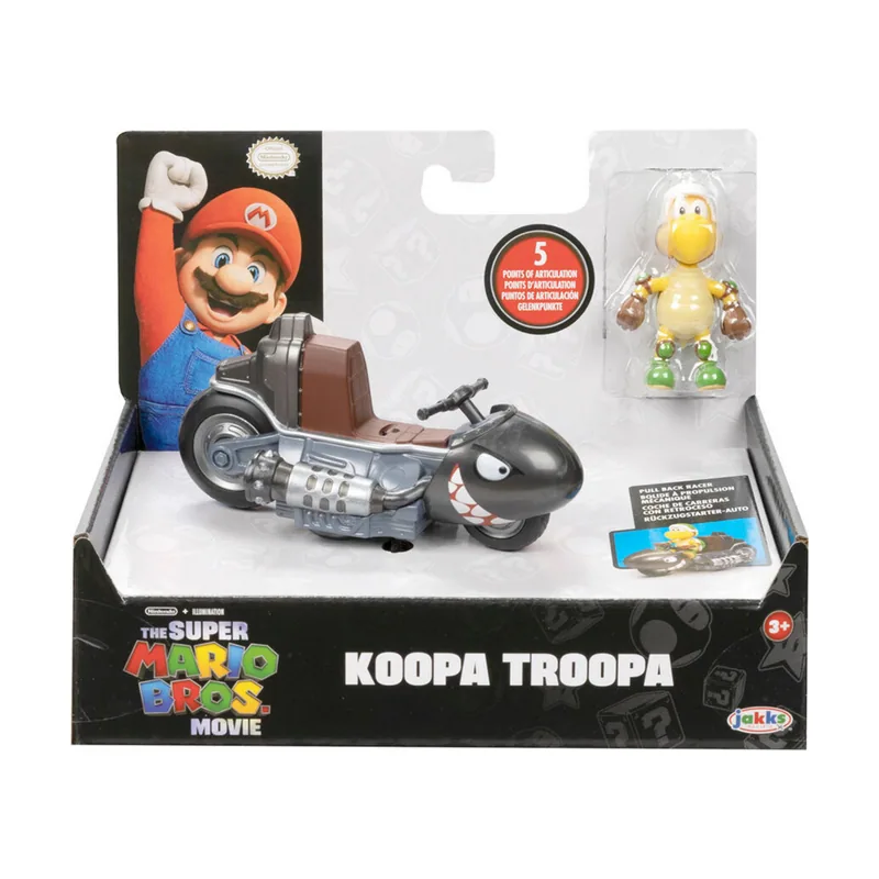 Jakks Pacific Figura Koopa Troopa Kart La Pelicula Mario Kart 6cm