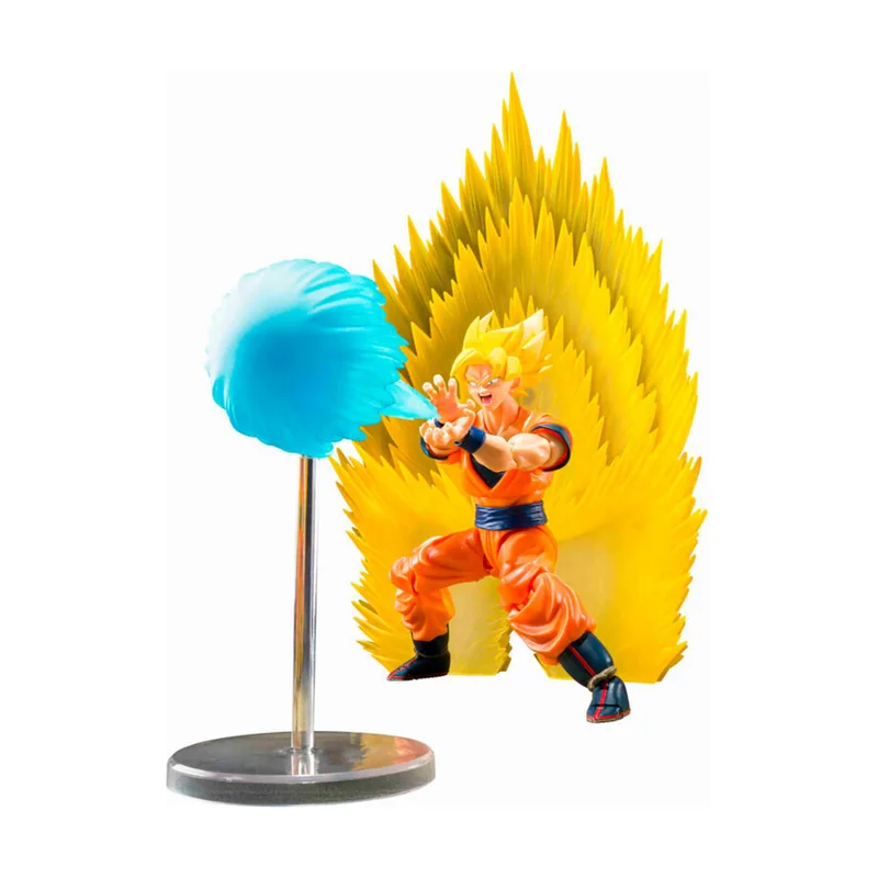 Tamashii Nations Figura S.H Figuarts Super Saiyan Son Goku Teleport Kamehameha Dragon Ball 15cm