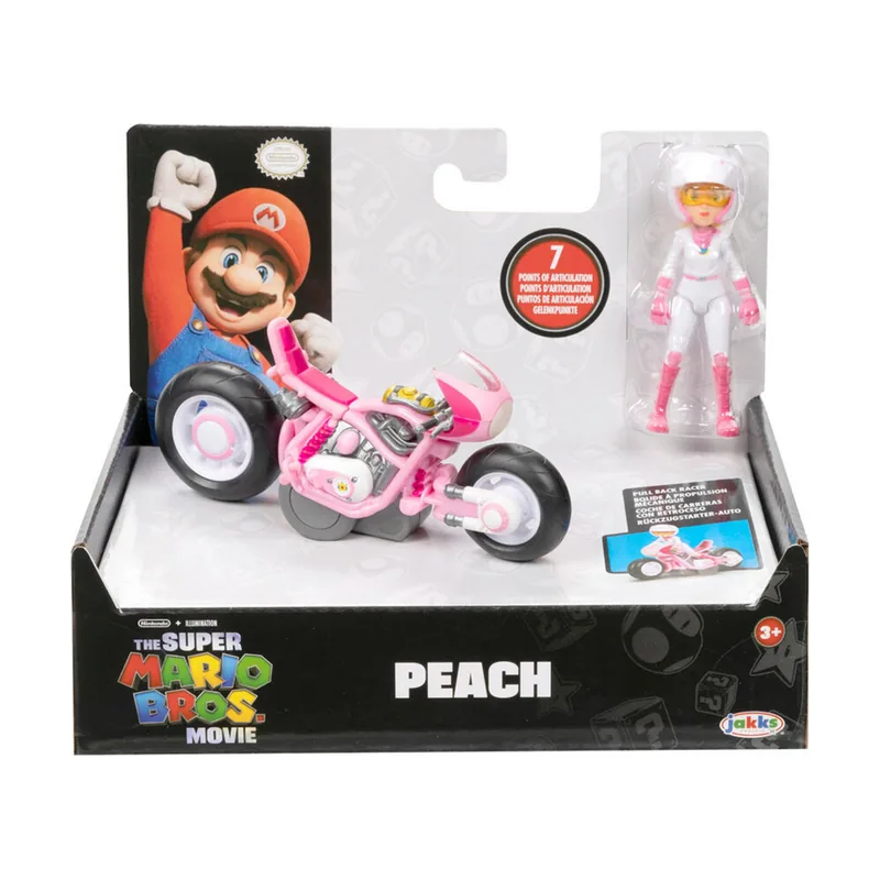 Jakks Pacific Figura Peach Kart La Pelicula Mario Kart 7cm