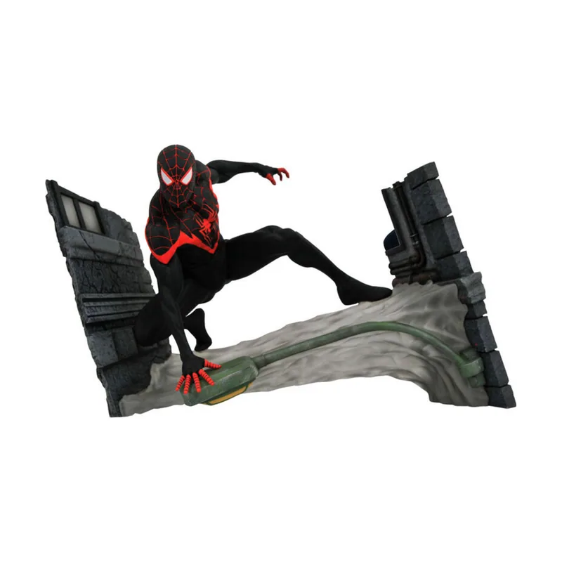 Diamond Select Figura Miles Morales Spiderman Marvel Comic Gallery 18cm