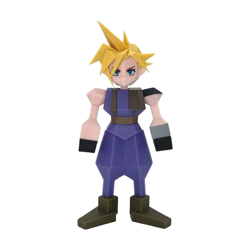 Square Enix Figura Cloud Strife Final Fantasy VII Polygon 15cm
