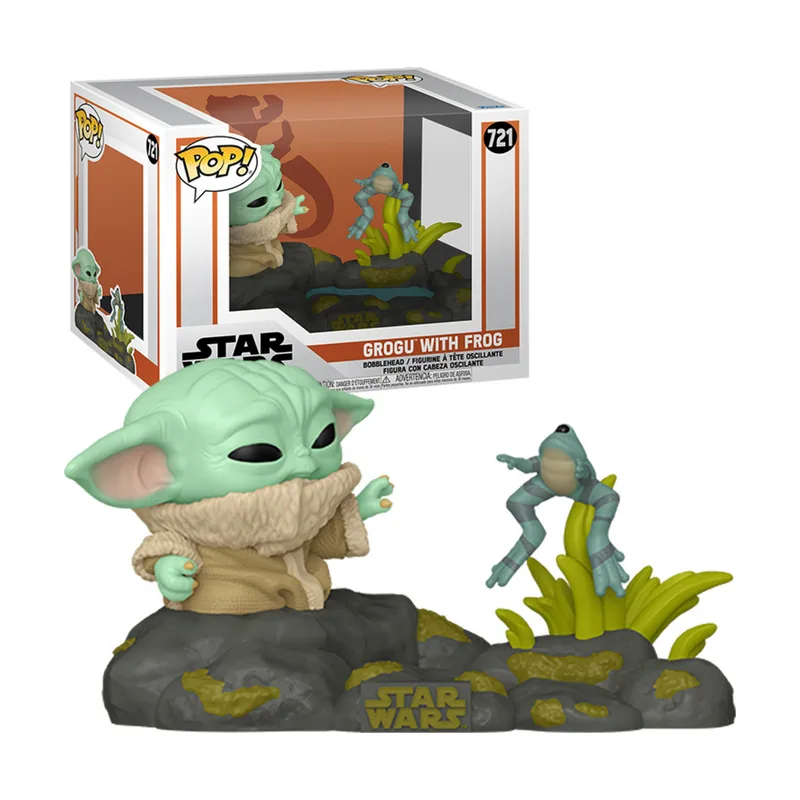 Funko The Mandalorian POP Deluxe Grogu With Frog