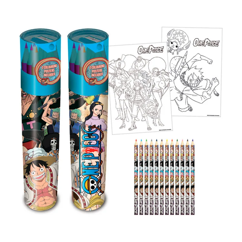 Pyramid One Piece Tubo De Lápices + 2 Pósters + Sacapuntas Whole Cake Island