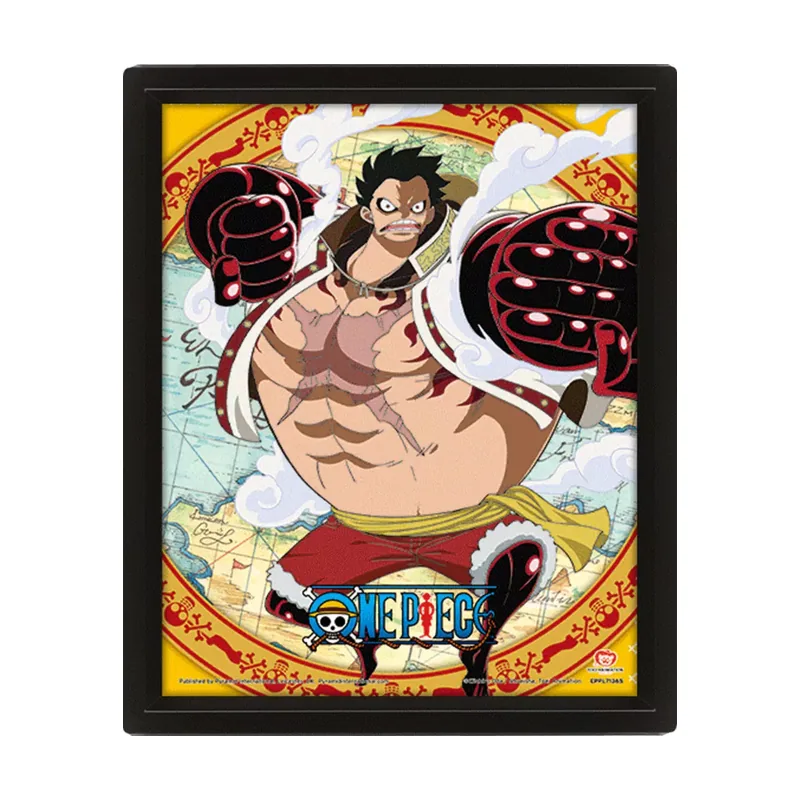 Pyramid One Piece Póster 3D 4Th Gear Flip