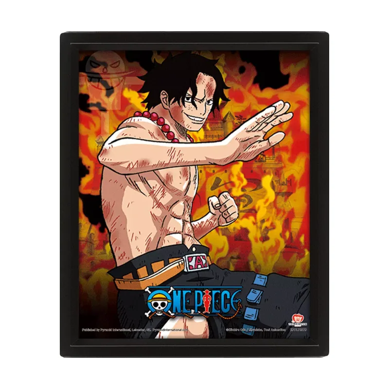 Pyramid One Piece Póster 3D Brothers Burning Rage