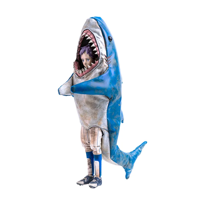 Threezero Figura Ebisu Peace Sharks Mascot Ver.Eststua PVC Dorohedoro FigZero 24 cm