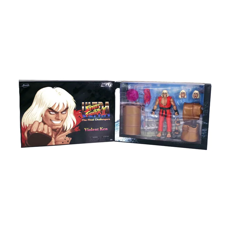 Jada Toys Figura Violent Ken Next Level PVC Ultra Street Fighter II The Final Challengers 1/12 SDCC 2024 Exclusive 15 cm