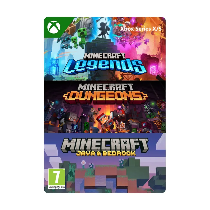 Mojang Minecraft Triple Bundle Xbox Series
