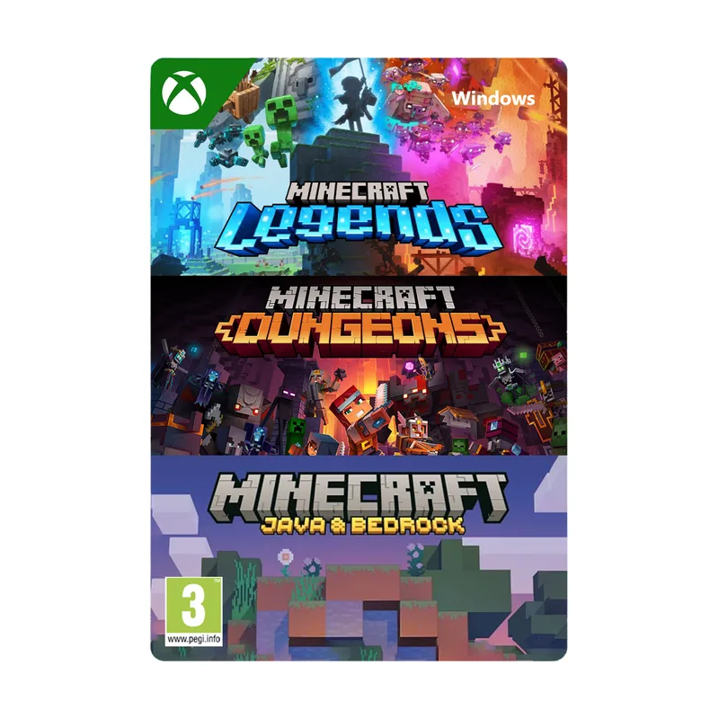 Mojang Minecraft Triple Bundle Windows Xbox Series