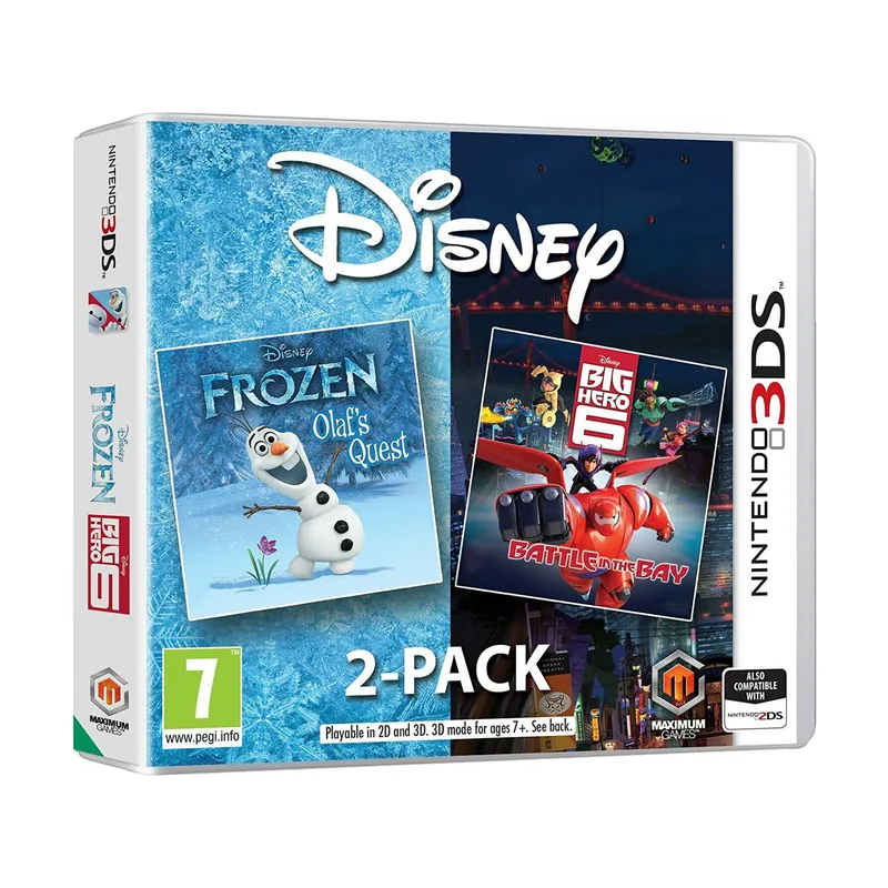 Disney Frozen Big Hero 6 Double pack 3DS