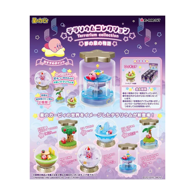 Re-Ment Pack 6 Minifiguras Kirby Terrarium Collection