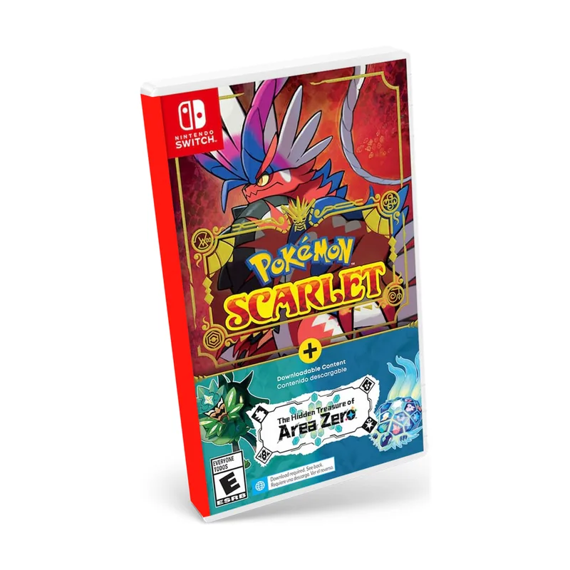 Game Freak Pokemon Escarlata + The Hidden Treasure of Area Zero DLC en Cartucho Switch