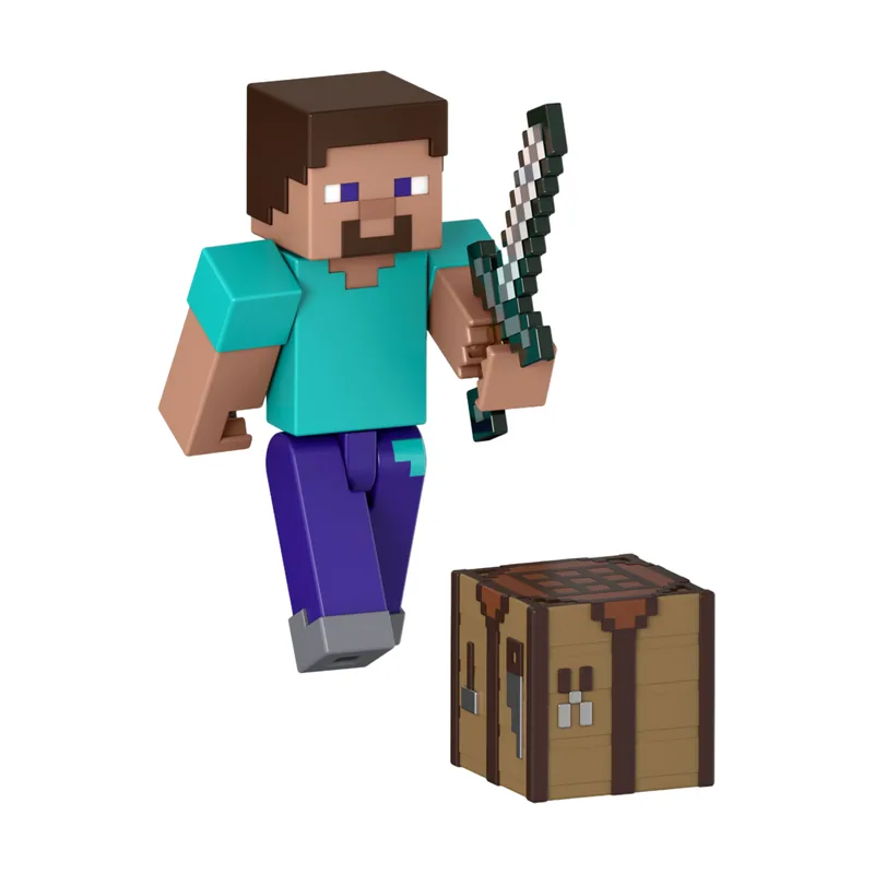 Mattel Figura Steve Minecraft 8cm