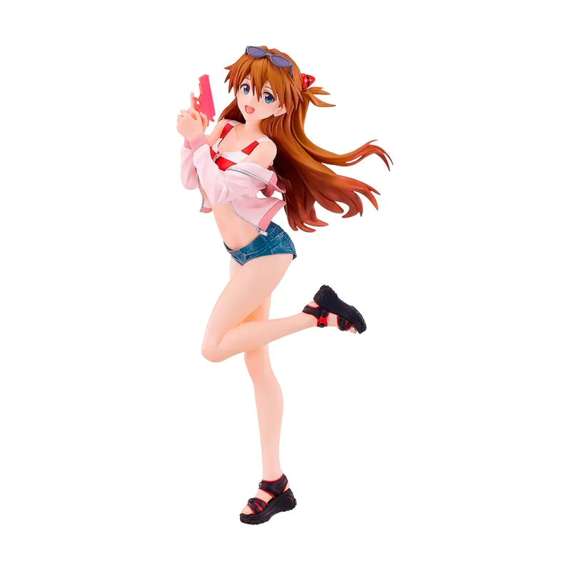 Good Smile Figura Asuka Shikinami Langley Rebuild of Evangelion Beach Queens Pop Up Parade L 22cm