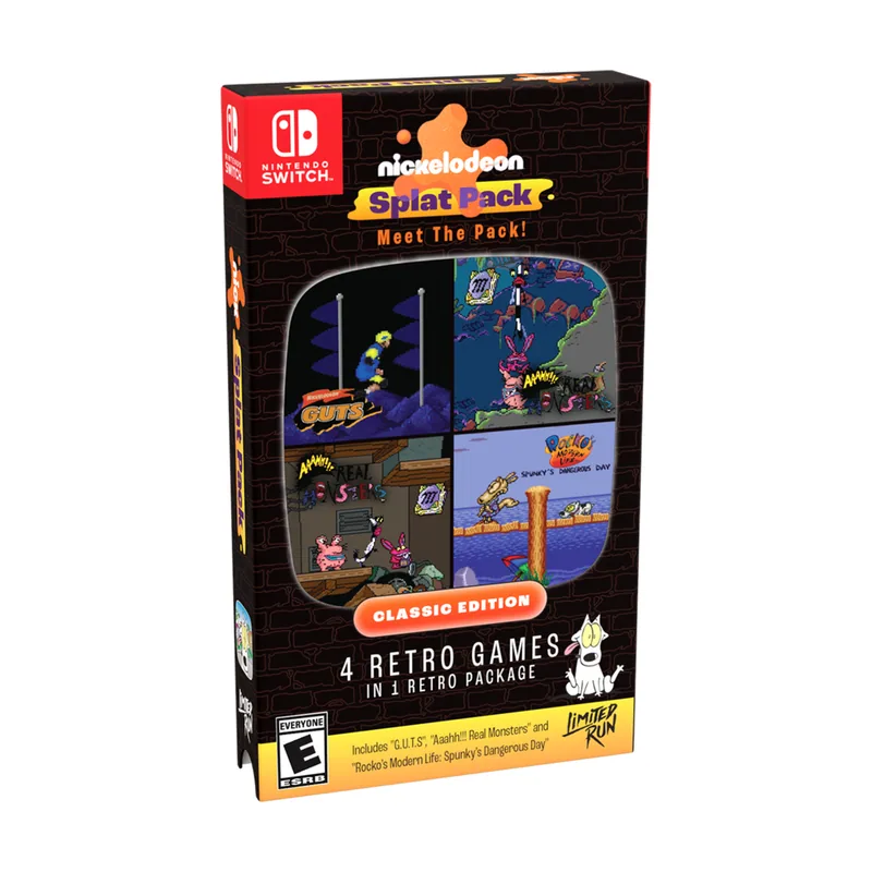 Limited Run Games Nickelodeon Splat Pack Classic Edition