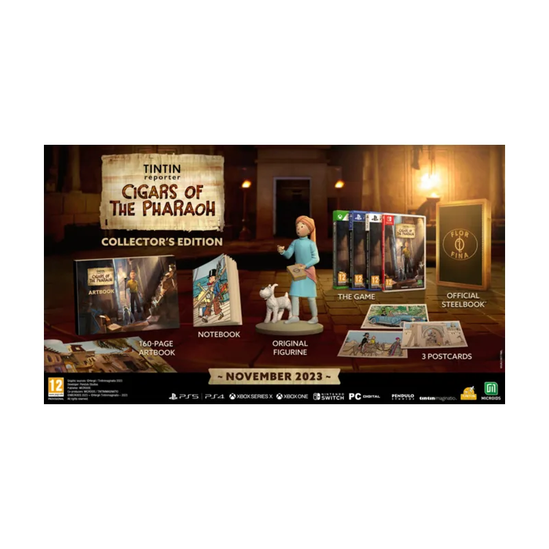 Microids Tintin Reporter Cigars of the Pharaoh Collector's Edition PS4