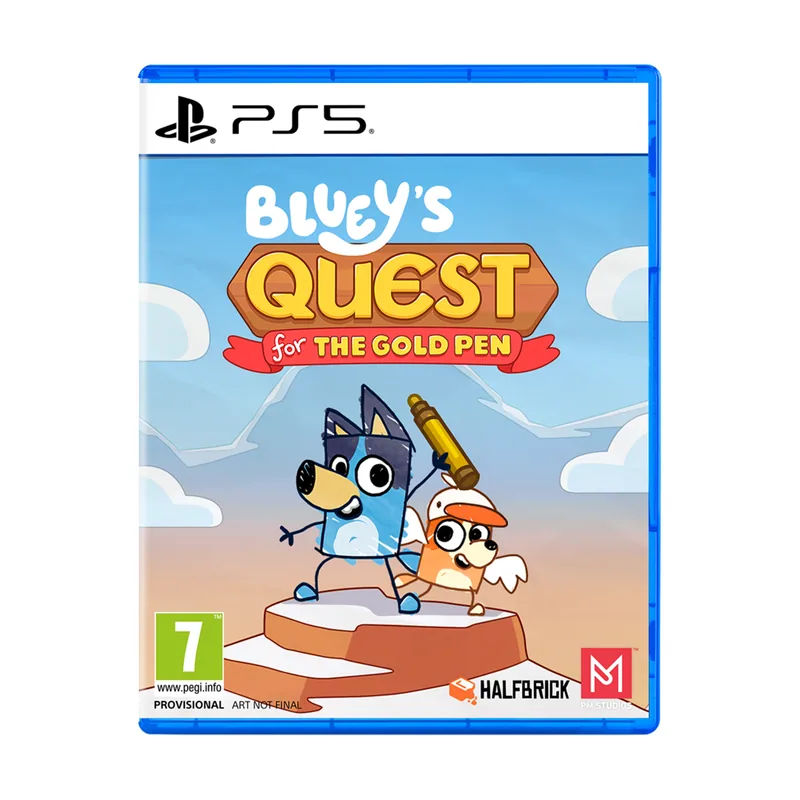 PM Studios Bluey's quest for the Gold Pen PS5