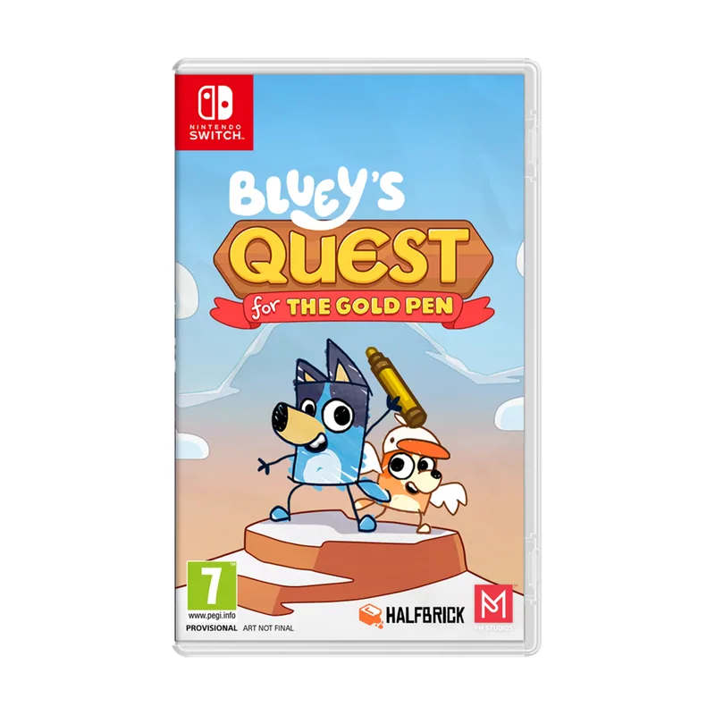 PM Studios Bluey's quest for the Gold Pen Switch