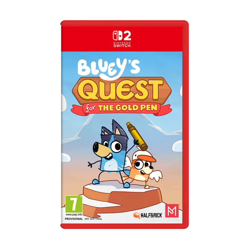 PM Studios Bluey's quest for the Gold Pen Switch 2