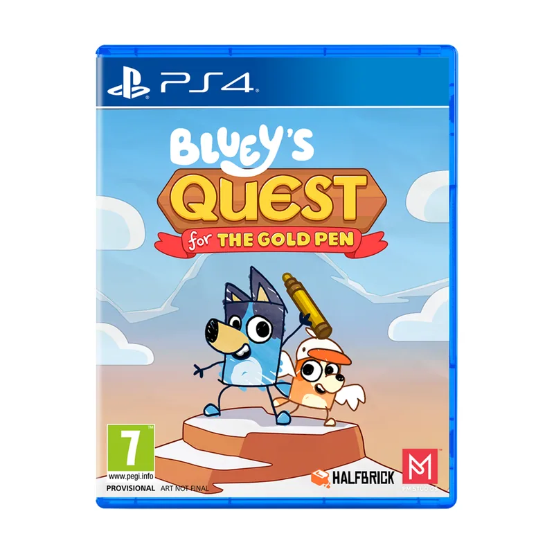 PM Studios Bluey's quest for the Gold Pen PS4
