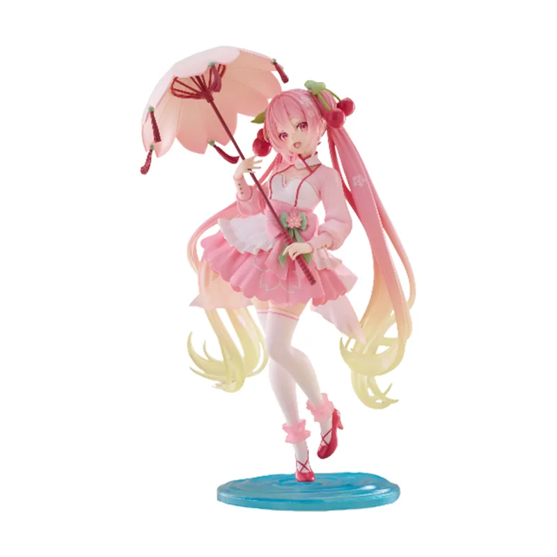 Taito Figura Newley Written Sakura Miku Sakura Dress Ver. Hatsune Miku Vocaloid
