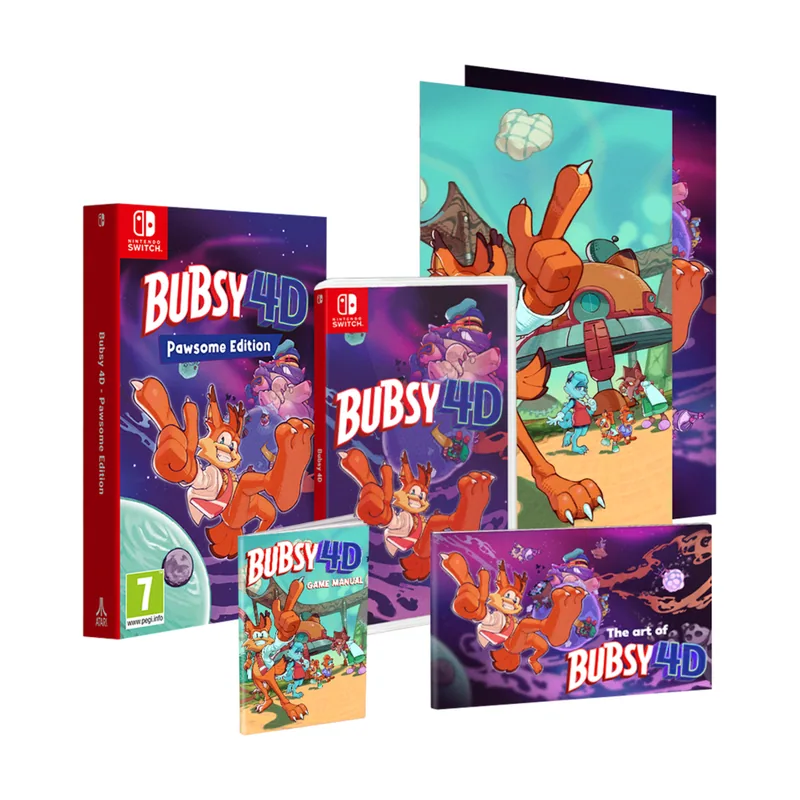 Atari Bubsy 4D Edición Pawsome Switch