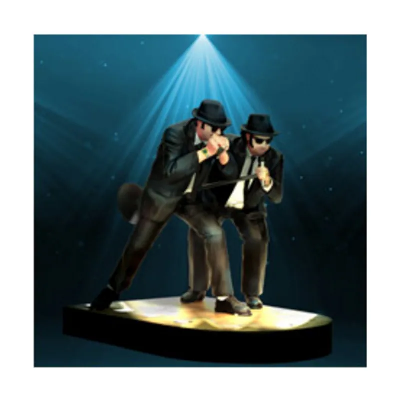SD Toys Jake Y Elwood Cantando Figura 18 cm The Blues Brothers