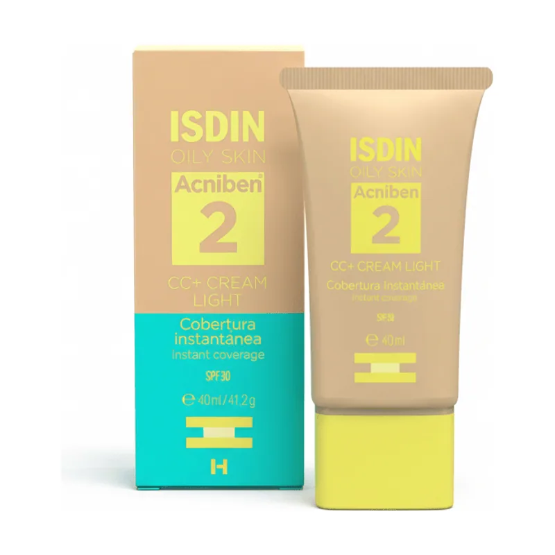 ISDIN Acniben 2 Cc+ Cream Light Spf30 40 Ml