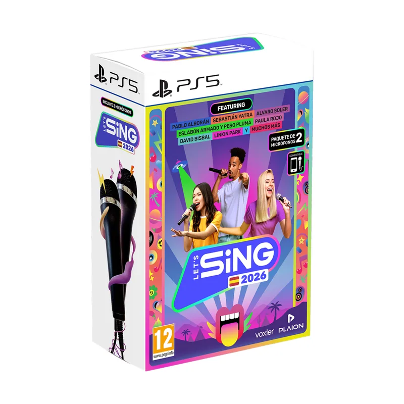 Plaion Lets Sing 2026 + 2 micros PS5