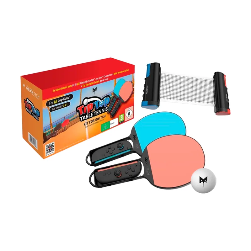 Breakfirst Games Maxx Tech Tip Top Table Tennis Kit Switch 1&2 Switch 2