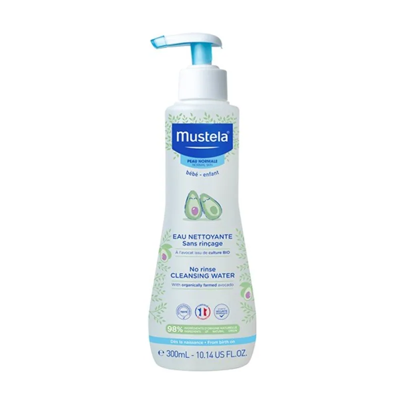 Mustela Agua Limpiadora Sin Aclarado 300ml