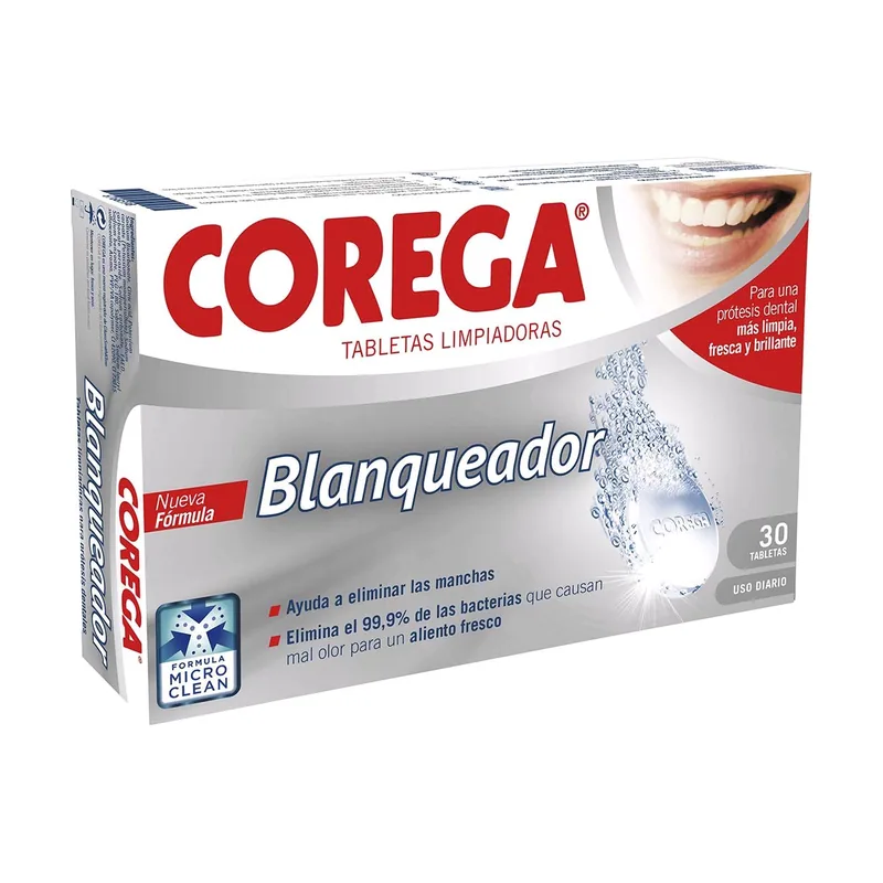 Corega Decolorante 30 Comprimidos