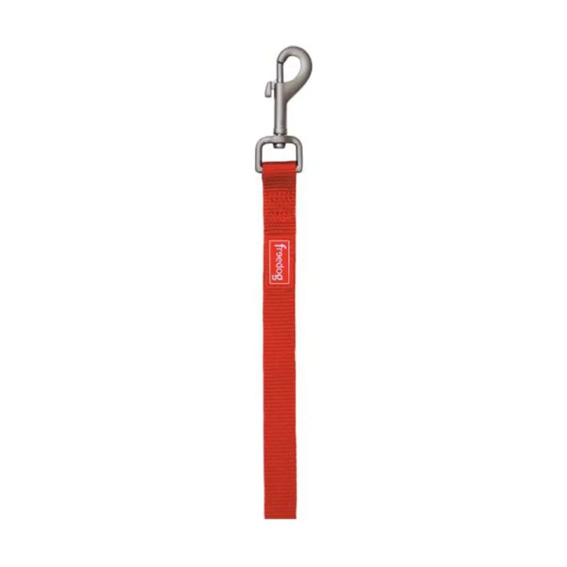 Freedog Correa Nylon Basic Roja 15mm 120cm